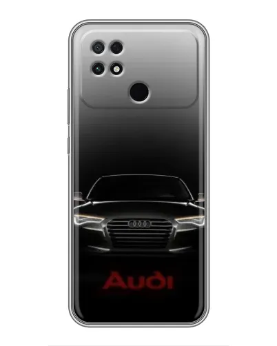 Чохол для Xiaomi POCO C40 з картинкою «Audi — градієнтний контур»