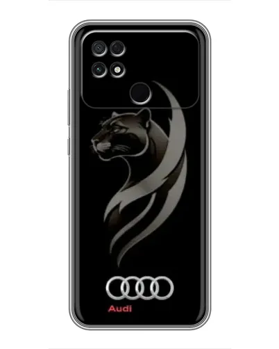 Чохол для Xiaomi POCO C40 з картинкою «Графіка — пантера та Audi»