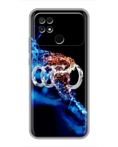 Чохол для Xiaomi POCO C40 з картинкою «Енергія лого Audi»
