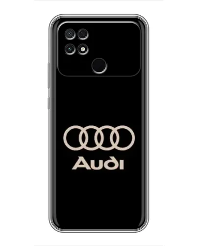 Чохол для Xiaomi POCO C40 з картинкою «Audi — золотий логотип»