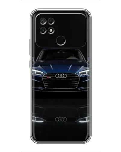 Чохол для Xiaomi POCO C40 з картинкою «Audi — нічне відображення»