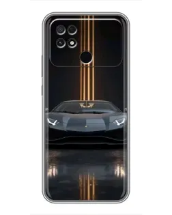 Чохол для Xiaomi POCO C40 з картинкою «Lamborghini золоті лінії» Чохол для Xiaomi POCO C40 з картинкою «Lamborghini золоті лінії»