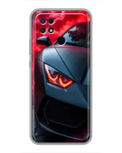 Чохол для Xiaomi POCO C40 з картинкою «Lamborghini червоне сяйво» Чохол для Xiaomi POCO C40 з картинкою «Lamborghini червоне сяйво»