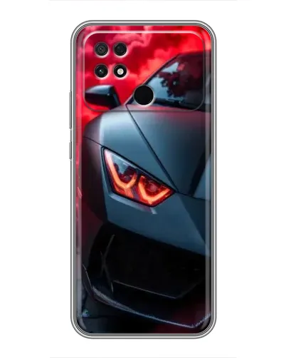 Чохол для Xiaomi POCO C40 з картинкою «Lamborghini червоне сяйво»