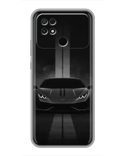 Чохол для Xiaomi POCO C40 з картинкою «Lamborghini симетрія доріг»
