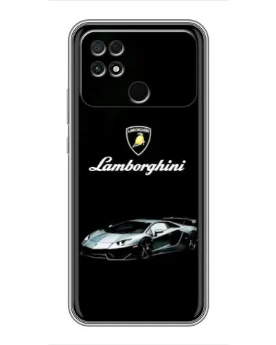 Чохол для Xiaomi POCO C40 з картинкою «Логотип Lamborghini класика»