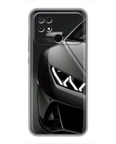 Чохол для Xiaomi POCO C40 з картинкою «Lamborghini фари деталізація»