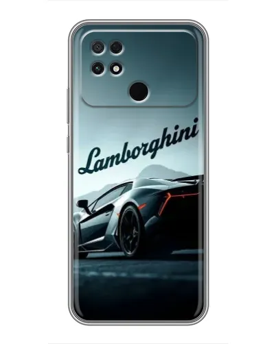 Чохол для Xiaomi POCO C40 з картинкою «Класичний Lamborghini надпис»