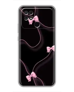 Чохол для Xiaomi POCO C40 з картинкою «Рожеві стрічки»
