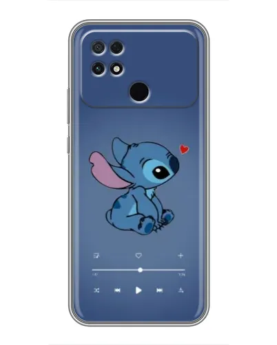 Чехол для Xiaomi POCO C40 с картинкой «Музыкальный Stitch»