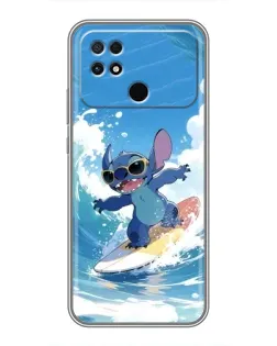 Чехол для Xiaomi POCO C40 с картинкой «Стич на волне» Чехол для Xiaomi POCO C40 с картинкой «Стич на волне»