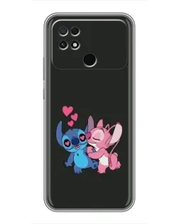 Чехол для Xiaomi POCO C40 с картинкой «Анжел целует Стича» Чехол для Xiaomi POCO C40 с картинкой «Анжел целует Стича»