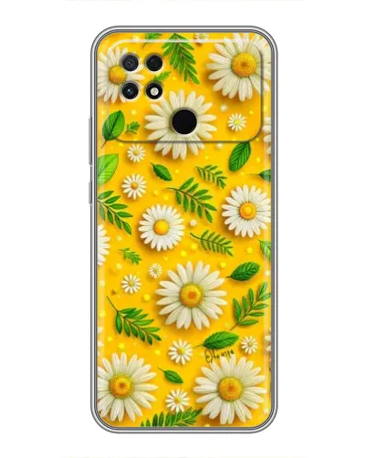 Чехол для Xiaomi POCO C40 с картинкой «Ромашковое солнце»