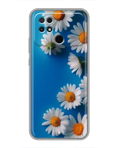 Чехол для Xiaomi POCO C40 с картинкой «Белоснежные маргаритки»