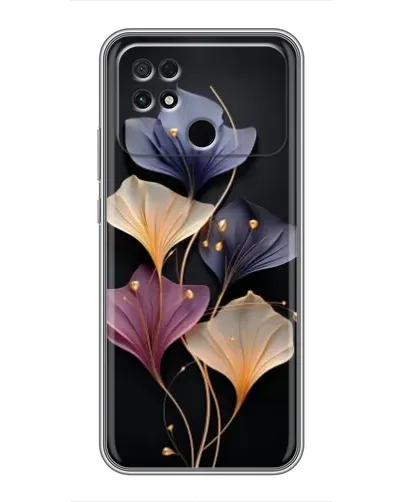Чехол для Xiaomi POCO C40 с картинкой «Лиловые цветы грации»