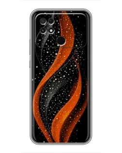 Чохол для Xiaomi POCO C40 з картинкою «Вогняна зоряна хвиля»