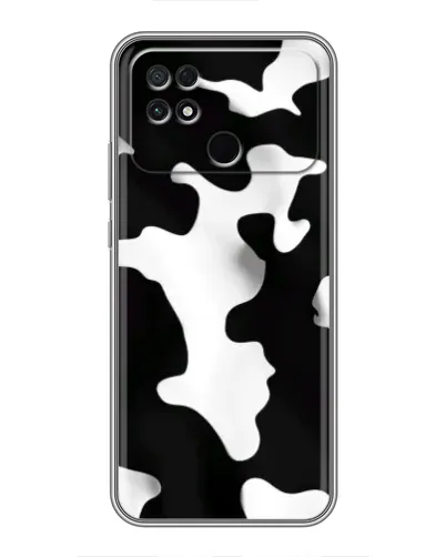 Чехол для Xiaomi POCO C40 с картинкой «Черно-белое пятно»