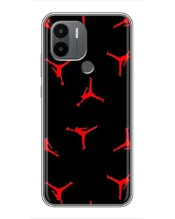 Чохол для Xiaomi Poco C50 з картинкою «Jordan Red Pattern»