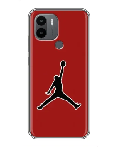Чехол для Xiaomi Poco C50 с картинкой «Jordan Red Back»