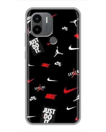 Чехол для Xiaomi Poco C50 с картинкой «Nike Mix Pattern»