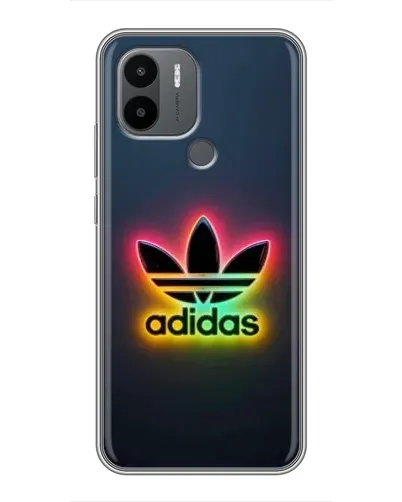 Чехол для Xiaomi Poco C50 с картинкой «Неоновый Adidas»