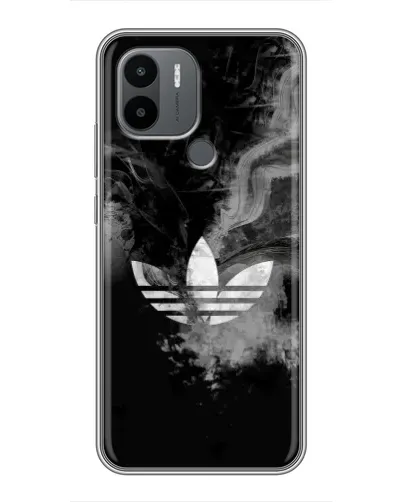 Чехол для Xiaomi Poco C50 с картинкой «Абстрактный дым Adidas»