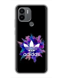 Чехол для Xiaomi Poco C50 с картинкой «Взрыв красок Adidas»