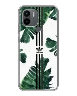 Чехол для Xiaomi Poco C50 с картинкой «Пальмовые листья адидас»