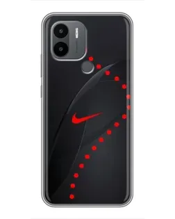 Чехол для Xiaomi Poco C50 с картинкой «Абстрактный дизайн Nike»