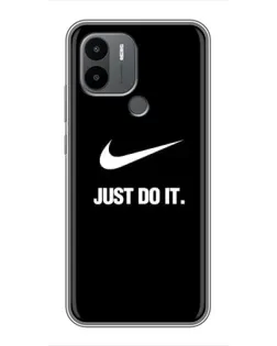 Чехол для Xiaomi Poco C50 с картинкой «Классический принт Nike»