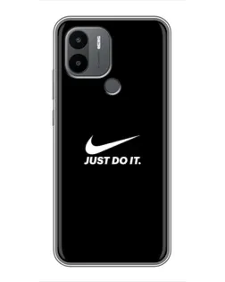 Чехол для Xiaomi Poco C50 с картинкой «Минимализм от Nike»