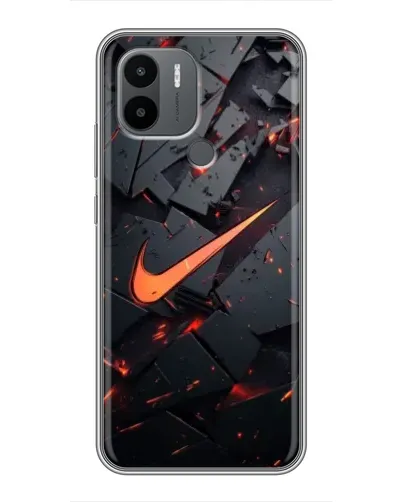Чехол для Xiaomi Poco C50 с картинкой «Nike — эффект разломов» Чехол для Xiaomi Poco C50 с картинкой «Nike — эффект разломов»