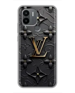 Чехол для Xiaomi Poco C50 с картинкой «Кожаная текстура LV»