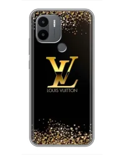 Чехол для Xiaomi Poco C50 с картинкой «LV — золотые искры»