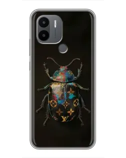 Чехол для Xiaomi Poco C50 с картинкой «LV — мраморный принт»