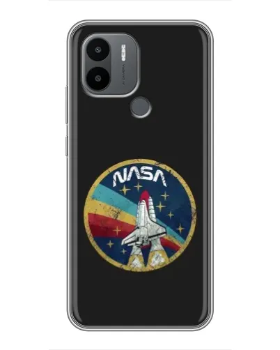 Чехол для Xiaomi Poco C50 с картинкой «NASA — эмблема миссии»