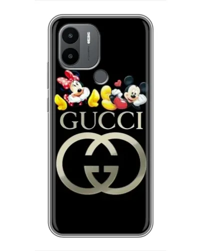 Чехол для Xiaomi Poco C50 с картинкой «Gucci — герои Disney»