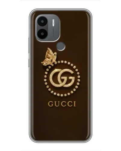 Чехол для Xiaomi Poco C50 с картинкой «Gucci — золотая бабочка»