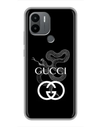 Чехол для Xiaomi Poco C50 с картинкой «Gucci — серебряная змея»