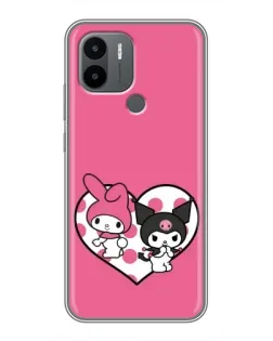 Чохол для Xiaomi Poco C50 з картинкою «Kuromi та My Melody» Чохол для Xiaomi Poco C50 з картинкою «Kuromi та My Melody»