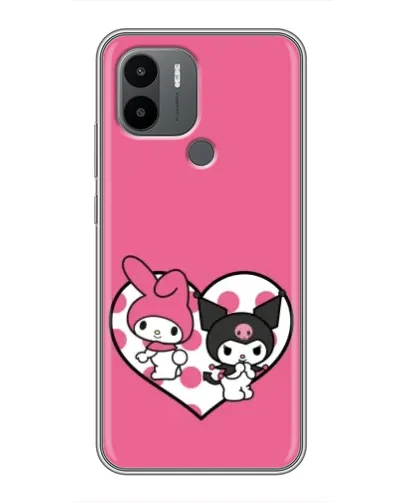 Чохол для Xiaomi Poco C50 з картинкою «Kuromi та My Melody» Чохол для Xiaomi Poco C50 з картинкою «Kuromi та My Melody»