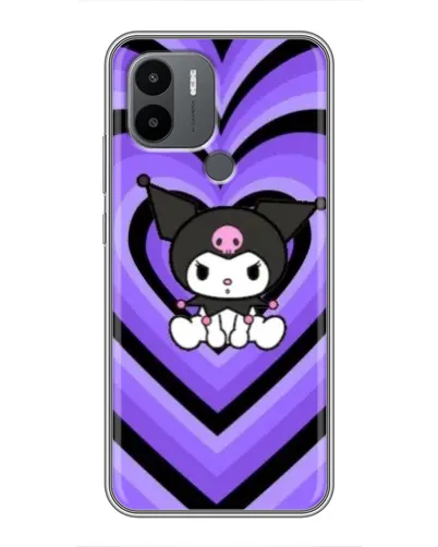 Чохол для Xiaomi Poco C50 з картинкою «Kuromi та фіолетові серця» Чохол для Xiaomi Poco C50 з картинкою «Kuromi та фіолетові серця»