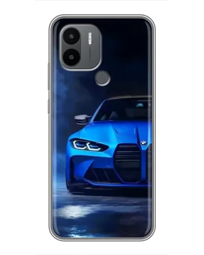 Чохол для Xiaomi Poco C50 з картинкою «Блакитна BMW M4»