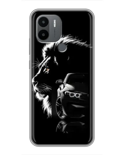 Чохол для Xiaomi Poco C50 з картинкою «BMW та лев»