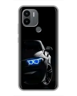 Чохол для Xiaomi Poco C50 з картинкою «BMW — нічний погляд»