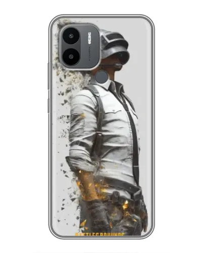 Чохол для Xiaomi Poco C50 з картинкою «PUBG — боєць у пилу» Чохол для Xiaomi Poco C50 з картинкою «PUBG — боєць у пилу»