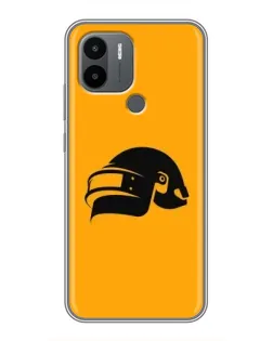 Чохол для Xiaomi Poco C50 з картинкою «PUBG — золотий шолом»