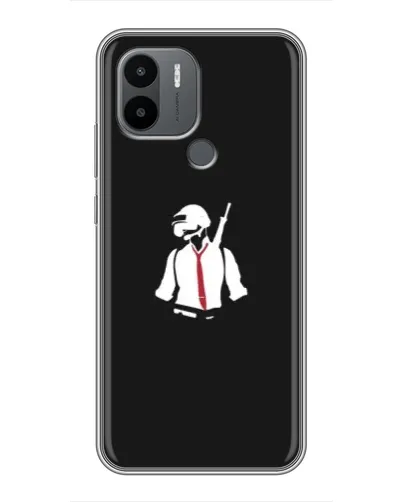 Чохол для Xiaomi Poco C50 з картинкою «PUBG — силует воїна» Чохол для Xiaomi Poco C50 з картинкою «PUBG — силует воїна»