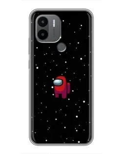 Чехол для Xiaomi Poco C50 с картинкой «Красный Among Us»
