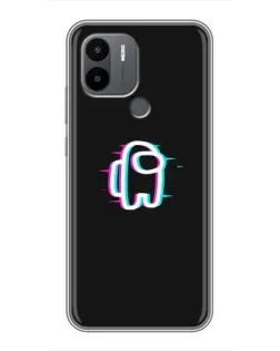 Чехол для Xiaomi Poco C50 с картинкой «Among Us неон»